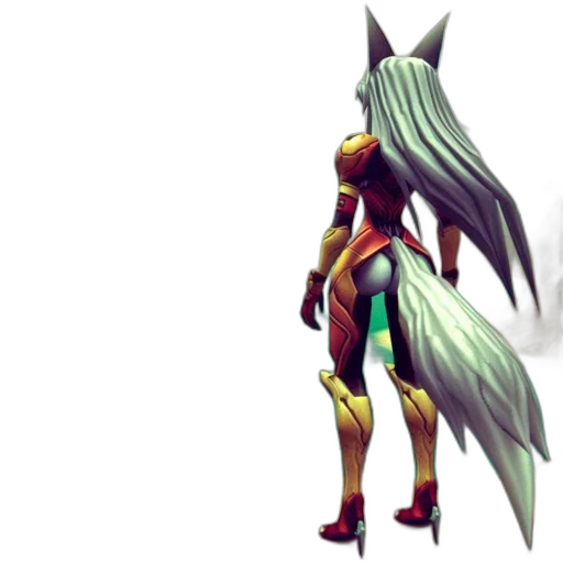 staff, dress, concept art, 3d render transparent PNG cut-out