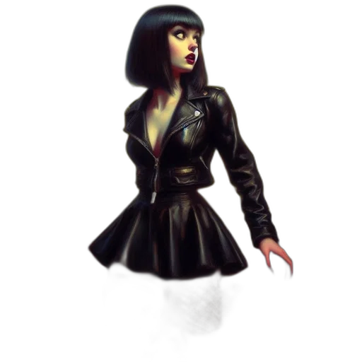 jacket, dress, staff, concept art transparent PNG cut-out