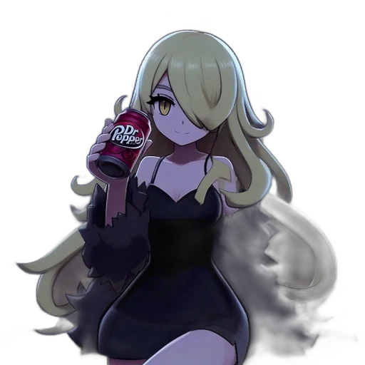 dress, bottle, creature, anime transparent PNG cut-out
