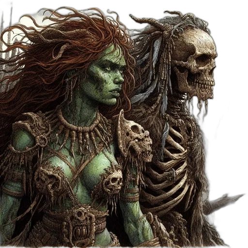 jewelry, concept art, fantasy art, comic book art transparent PNG cut-out