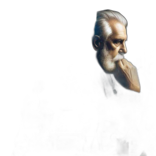 face, concept art, photorealistic, pixel art transparent PNG cut-out
