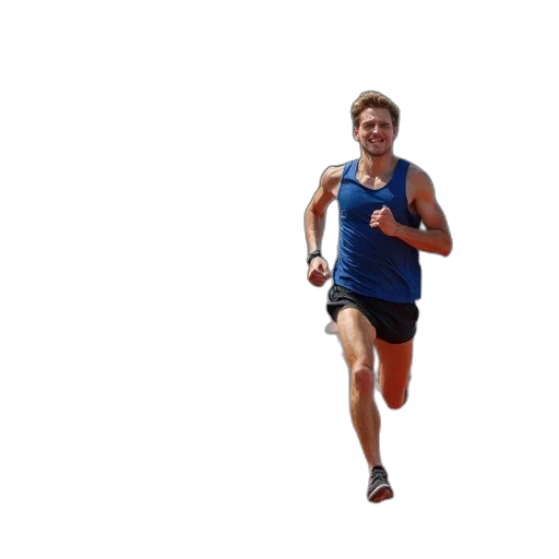 two, cross, country, runners transparent PNG cut-out