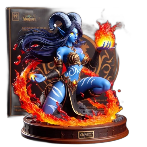 fantasy art, concept art, fire, image transparent PNG cut-out
