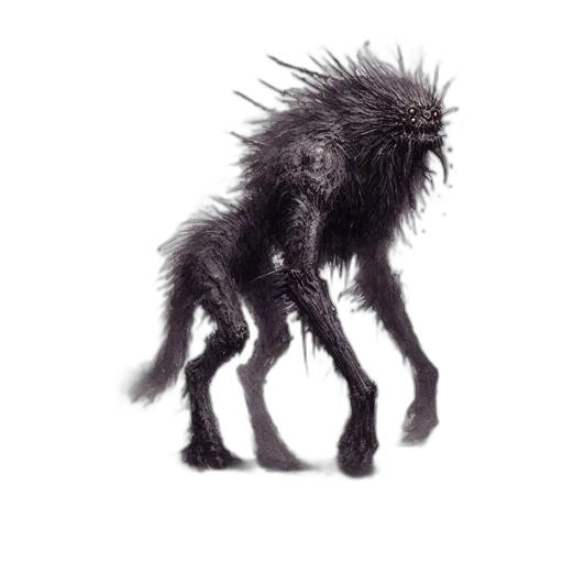 creature, animal, hair, dragon transparent PNG cut-out