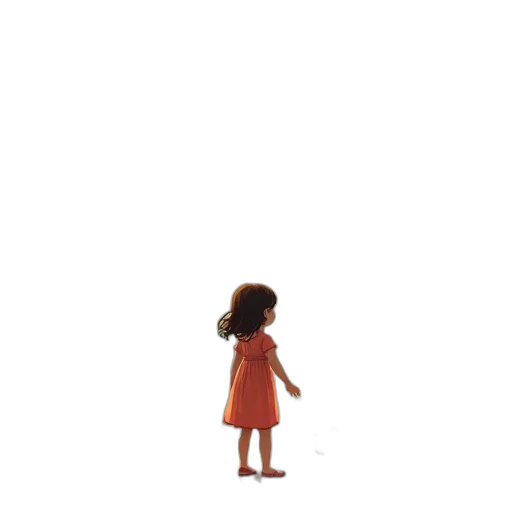 dress, robot, hair, creature transparent PNG cut-out