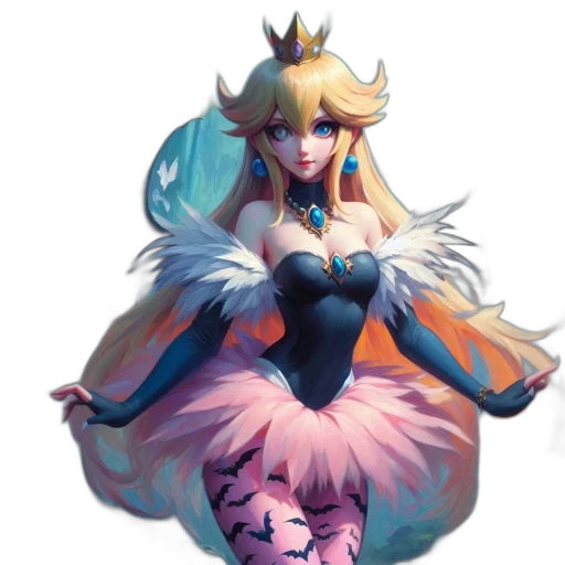 dress, crown, concept art, fantasy art transparent PNG cut-out