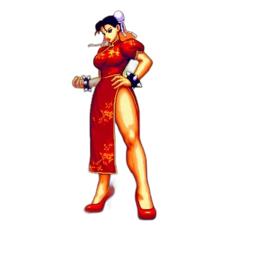 dress, staff, concept art, pixel art transparent PNG cut-out
