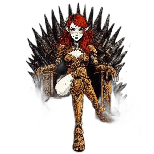 crown, staff, jewelry, dragon transparent PNG cut-out