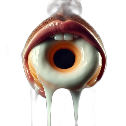 food, face, mask, creature transparent PNG cut-out
