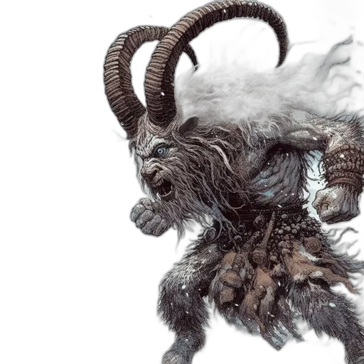 creature, dragon, hair, mask transparent PNG cut-out