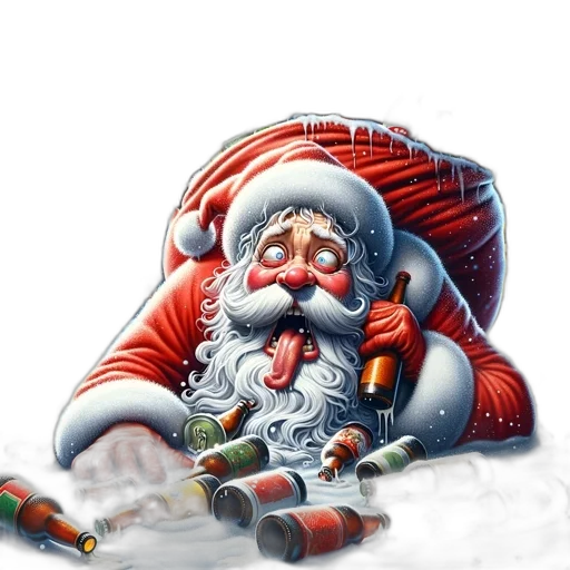 photorealistic, concept art, santa, claus transparent PNG cut-out