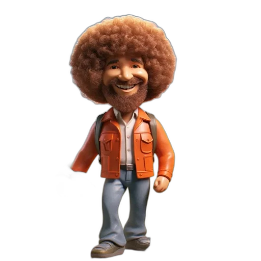 jacket, hair, staff, face transparent PNG cut-out