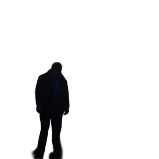 jacket, staff, robot, creature transparent PNG cut-out
