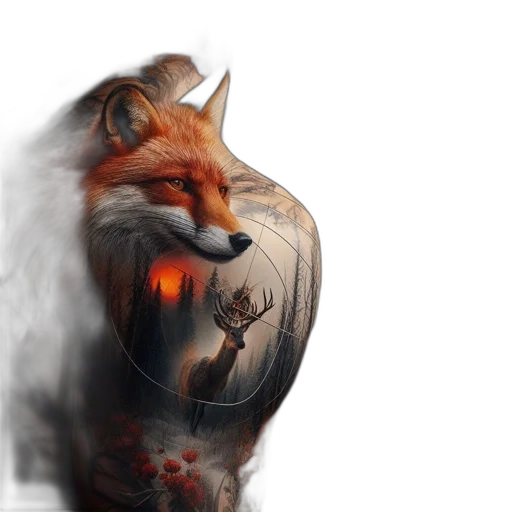 mask, creature, animal, fantasy art transparent PNG cut-out