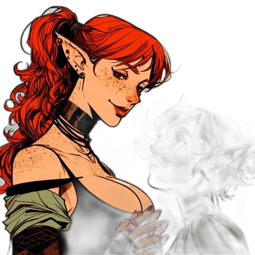fantasy art, concept art, comic book art, pixel art transparent PNG cut-out