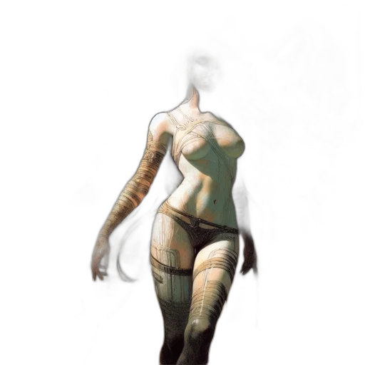dress, robot, creature, mask transparent PNG cut-out
