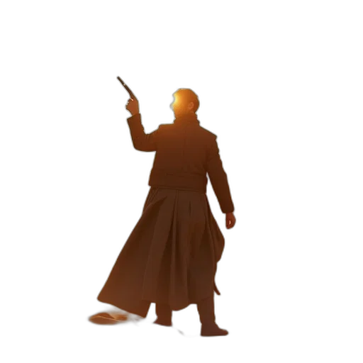 staff, sword, weapon, jacket transparent PNG cut-out