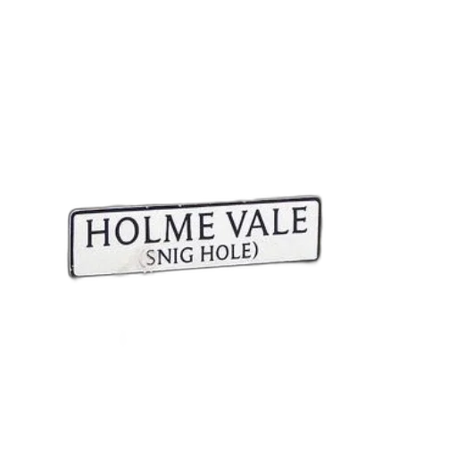 street, sign, holme, vale transparent PNG cut-out