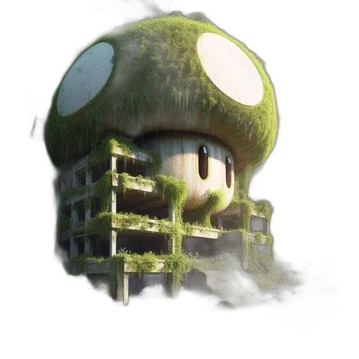 building, robot, weapon, face transparent PNG cut-out