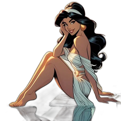 dress, comic book art, concept art, fantasy art transparent PNG cut-out