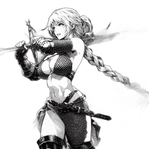 sword, weapon, staff, fantasy art transparent PNG cut-out