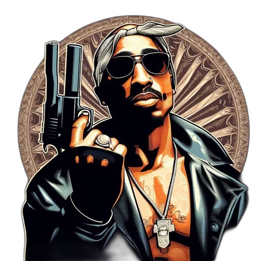 jacket, comic book art, concept art, cartoon transparent PNG cut-out