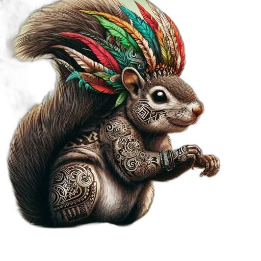 animal, staff, hat, creature transparent PNG cut-out