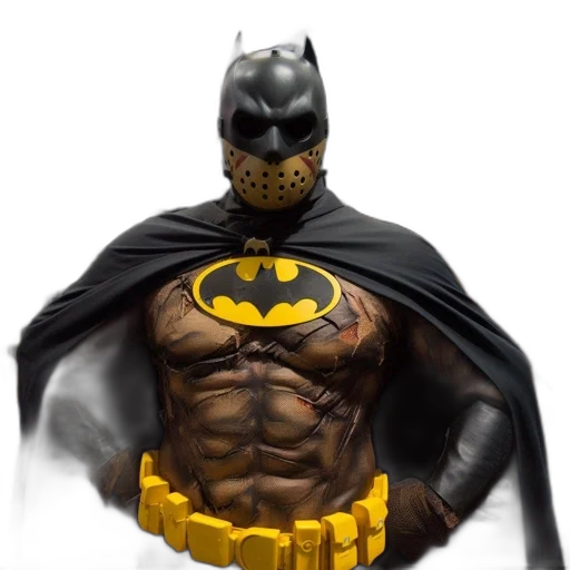 mask, comic book art, concept art, 3d render transparent PNG cut-out