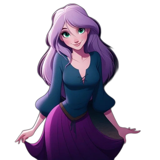 dress, staff, fantasy art, concept art transparent PNG cut-out