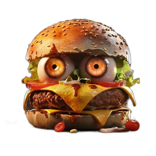 food, animal, face, robot transparent PNG cut-out