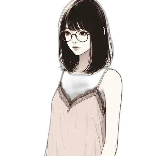 dress, face, jacket, staff transparent PNG cut-out