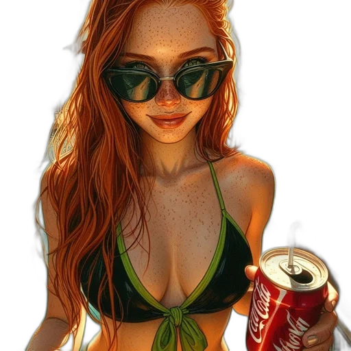 bottle, jacket, dress, face transparent PNG cut-out