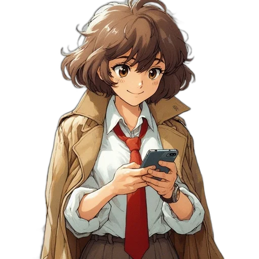 jacket, face, weapon, staff transparent PNG cut-out
