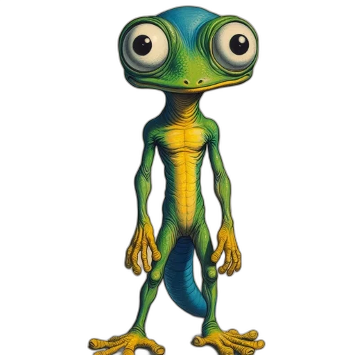 creature, animal, staff, robot transparent PNG cut-out