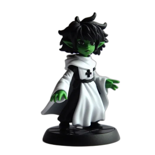 concept art, 3d render, figurine, portrays transparent PNG cut-out