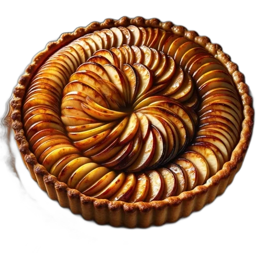 food, crown, 3d render, photorealistic transparent PNG cut-out