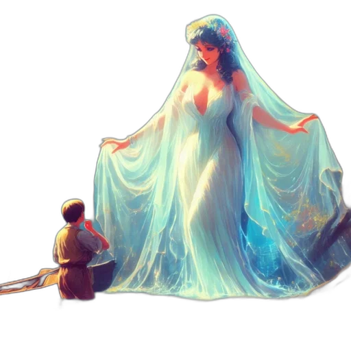 dress, concept art, fantasy art, pixel art transparent PNG cut-out