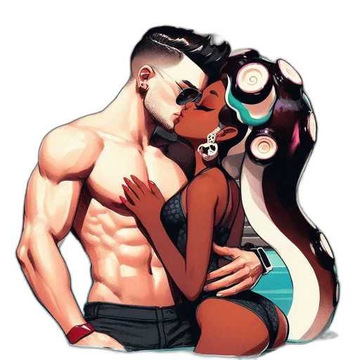 mask, comic book art, concept art, cyberpunk transparent PNG cut-out