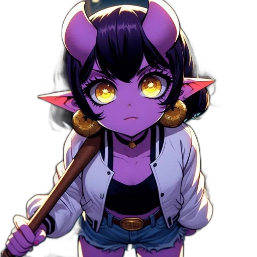 staff, weapon, creature, mask transparent PNG cut-out