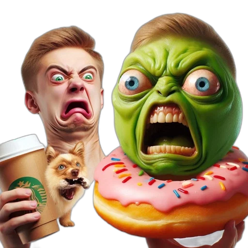 food, creature, face, concept art transparent PNG cut-out