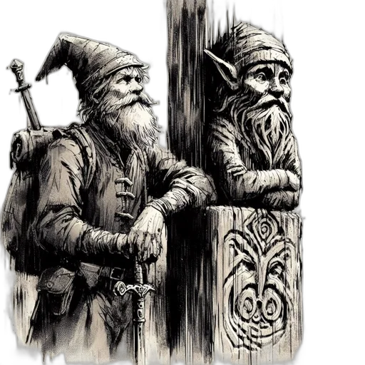 sword, fantasy art, concept art, pencil sketch transparent PNG cut-out