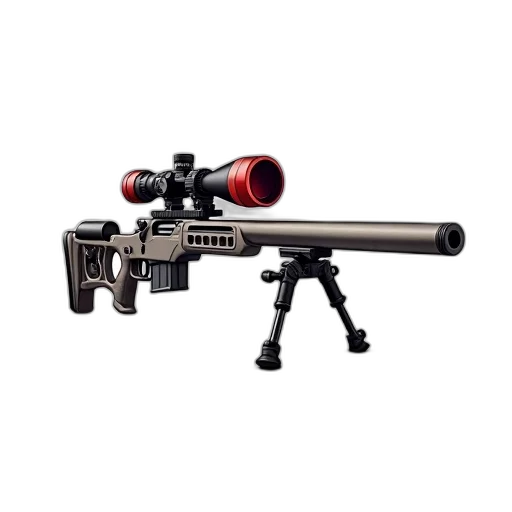 weapon, 3d render, detailed, illustration transparent PNG cut-out