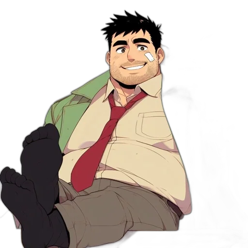 jacket, staff, cartoon, concept art transparent PNG cut-out