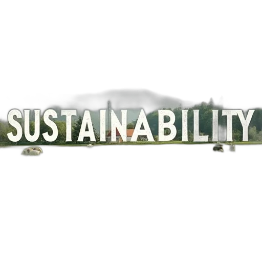 farm, word, sustainability, white transparent PNG cut-out
