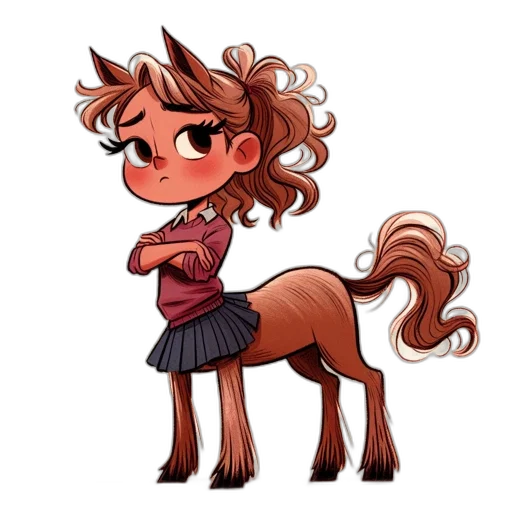 creature, animal, hair, staff transparent PNG cut-out