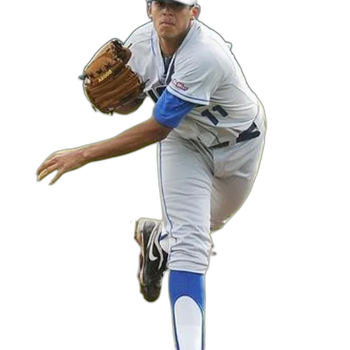 baseball, player, grey, uniform transparent PNG cut-out