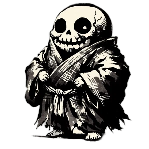 jacket, staff, mask, weapon transparent PNG cut-out