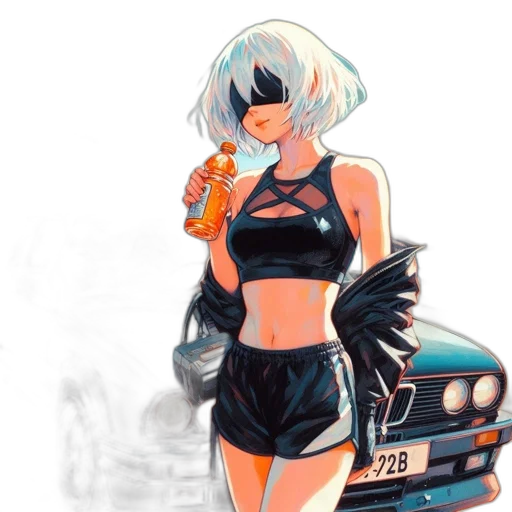 car, dress, jacket, robot transparent PNG cut-out
