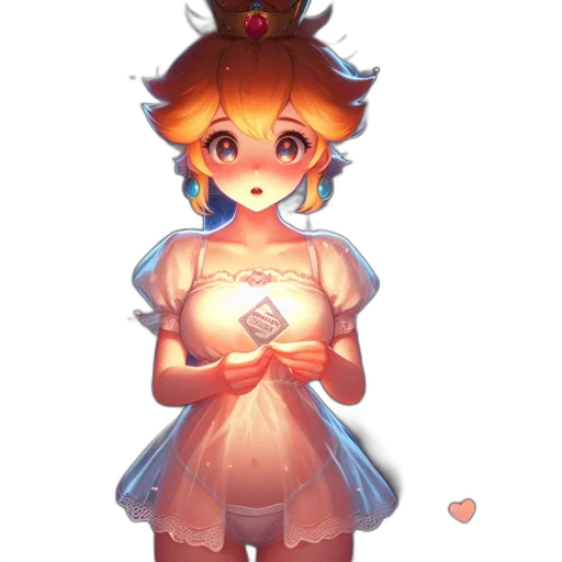 dress, crown, staff, hat transparent PNG cut-out