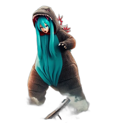 creature, dragon, animal, staff transparent PNG cut-out